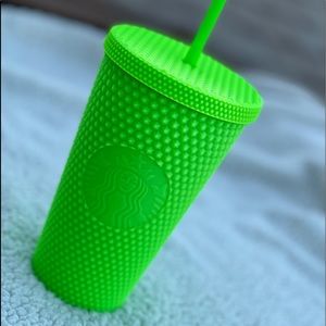 NEON green Starbucks 2021 Fall release.
